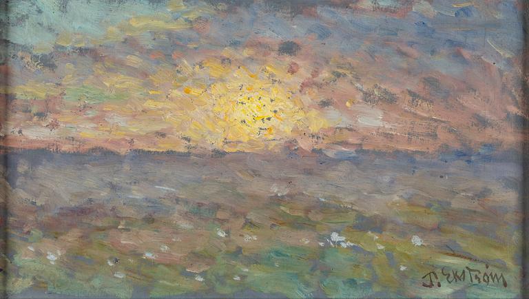 PER EKSTRÖM, oil on canvas, signed.