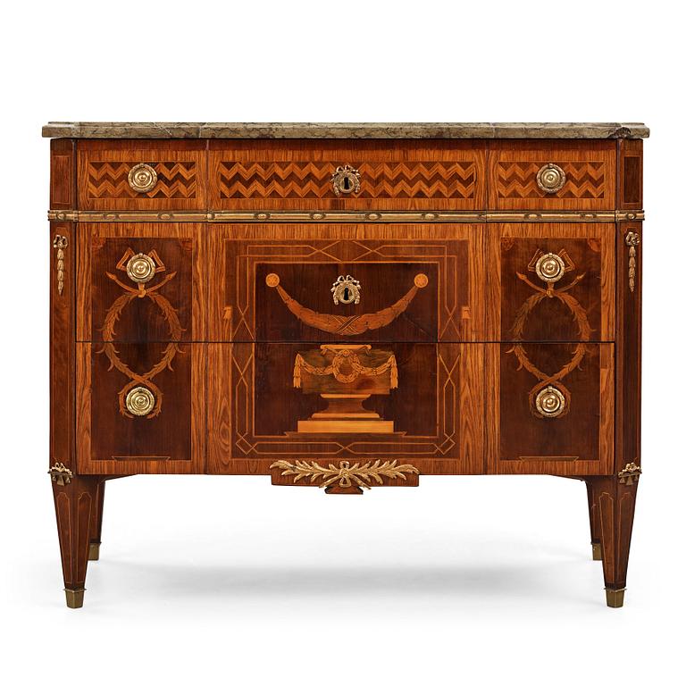 BYRÅ, av Anders Lundelius (mästare i Stockholm 1778-1823), 1780, Gustaviansk.