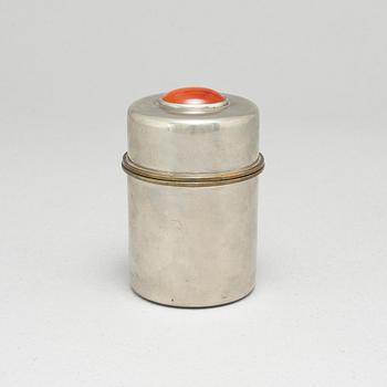 ESTRID ERICSON, a lidded pewter jar from Svenskt Tenn, Stockholm, 1964.