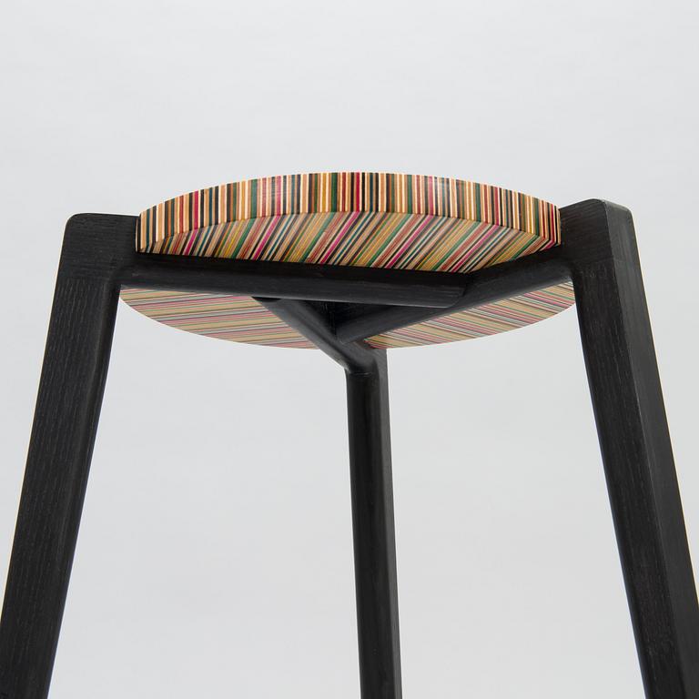 ALEKSI PUUSTINEN, Stool, signed and numbered.