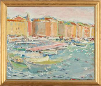 DANIEL LEBIER, olja på duk, signerad.