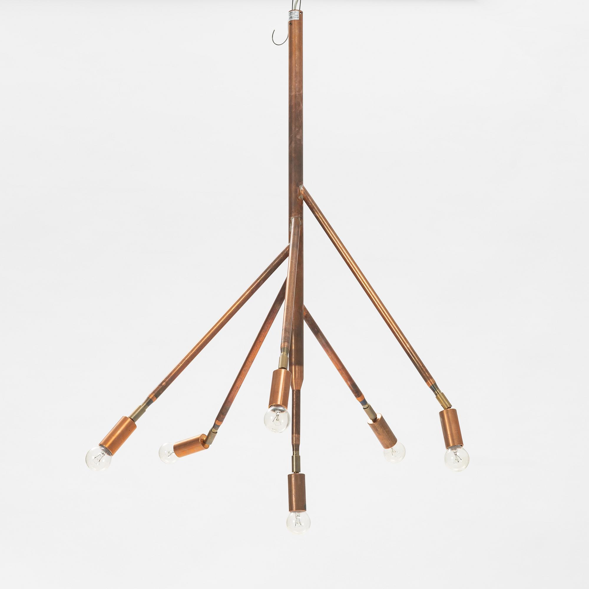 A Jonas Bohlin, "Kvist" ceiling lamp, Örsjö Belysning, Sweden, 21st century.