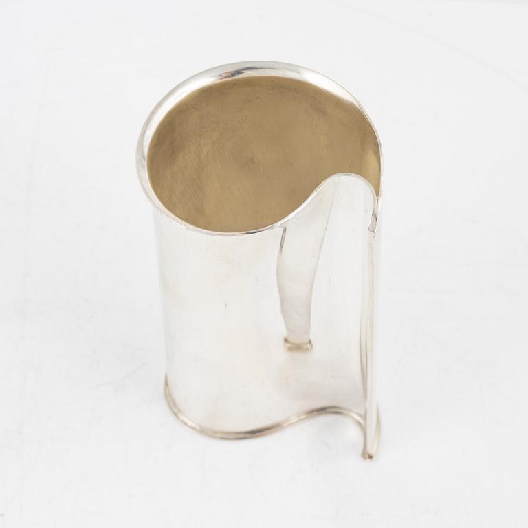 Rolf Lindståhl, a sterling silver vase, Stockholm 1988.