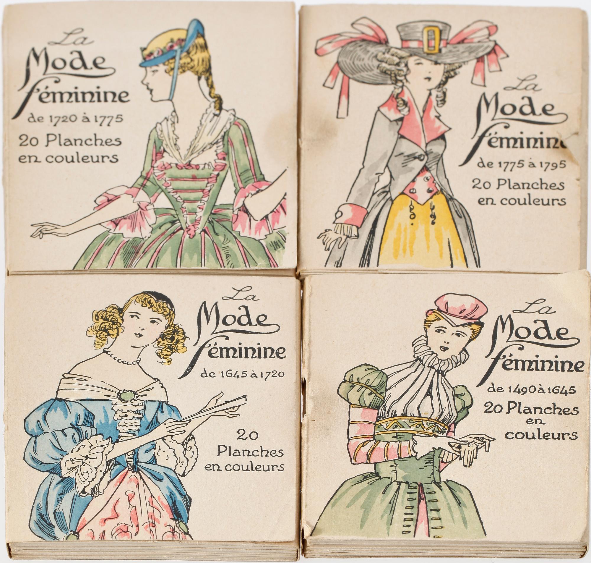 MODEKORT, Paris, 1920-tal.