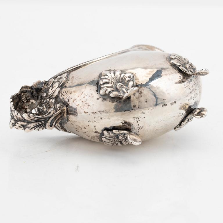Cream jug, silver, 19th century.
