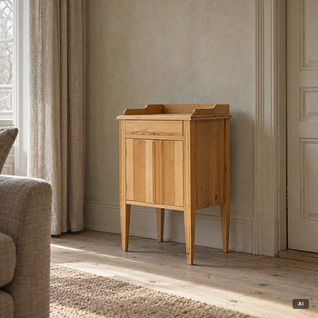 Bedside table/commode, Gustavian style, contemporary manufacture.