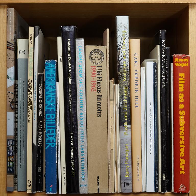Björn Springfeldt's art library.