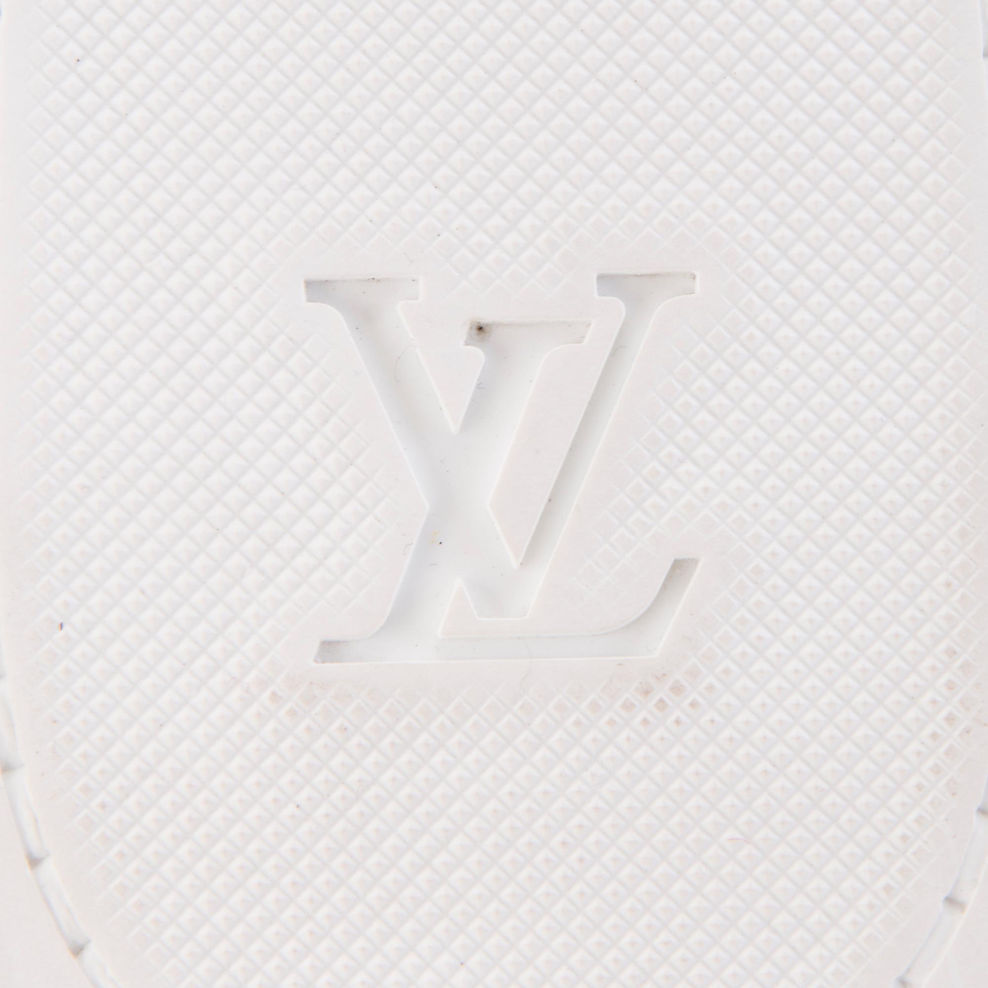 LOUIS VUITTON High Top Lace Up Sneakers in size 39.