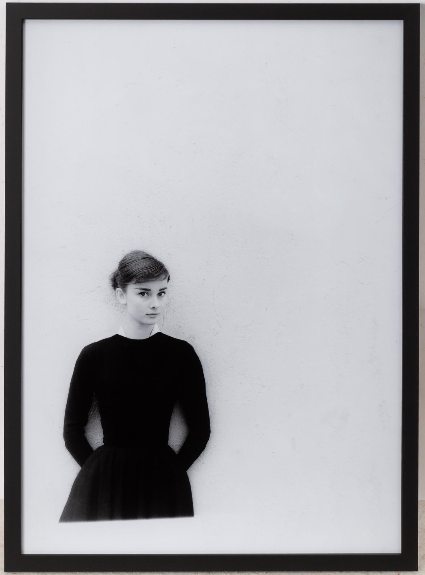 Per-Olow Anderson, "Audrey Hepburn photographed on the set for War and Peace, 1955".
