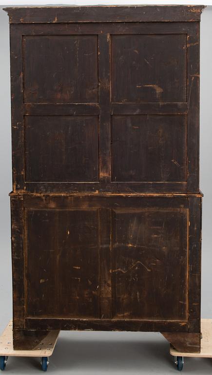 A 1830s Regency Secretaire Bookcase.