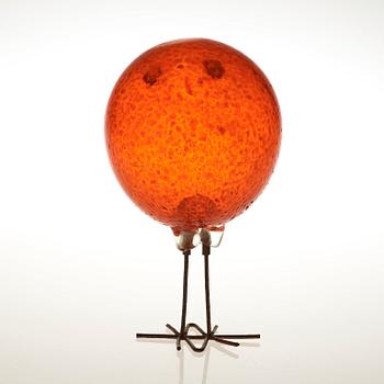 A Peter Pelzel 'Pulcino' glass bird, Vistosi, Italy 1960's.