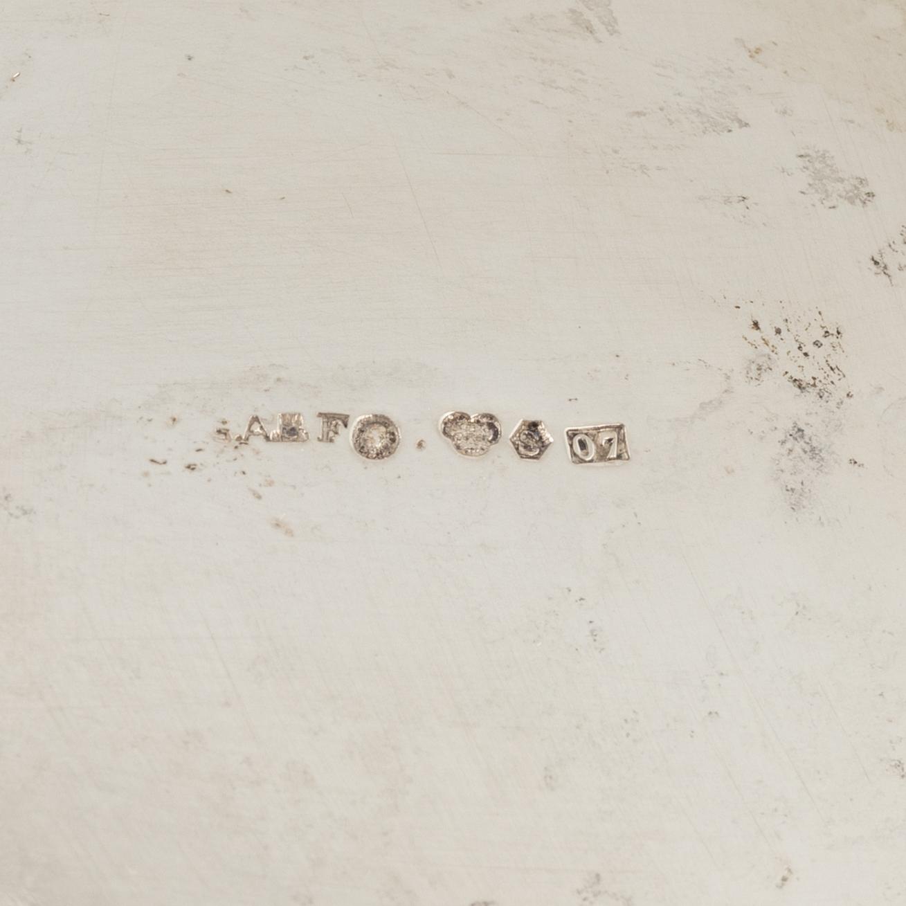 Kaffeservis, 3 delar, silver, gustaviansk stil, GAB, Stockholm, 1916.