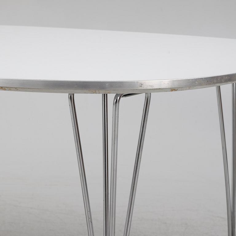 Bruno Mathsson & Piet Hein, matbord, "Superelips", Fritz Hansen, Danmark, 1981.