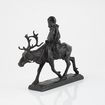 Arthur Hoffmann, sculpture, bronze, signed.