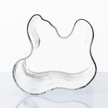 Alvar Aalto, a "model 3031" mould blown glass vase, Iittala, Finland, probably 1960-70's.