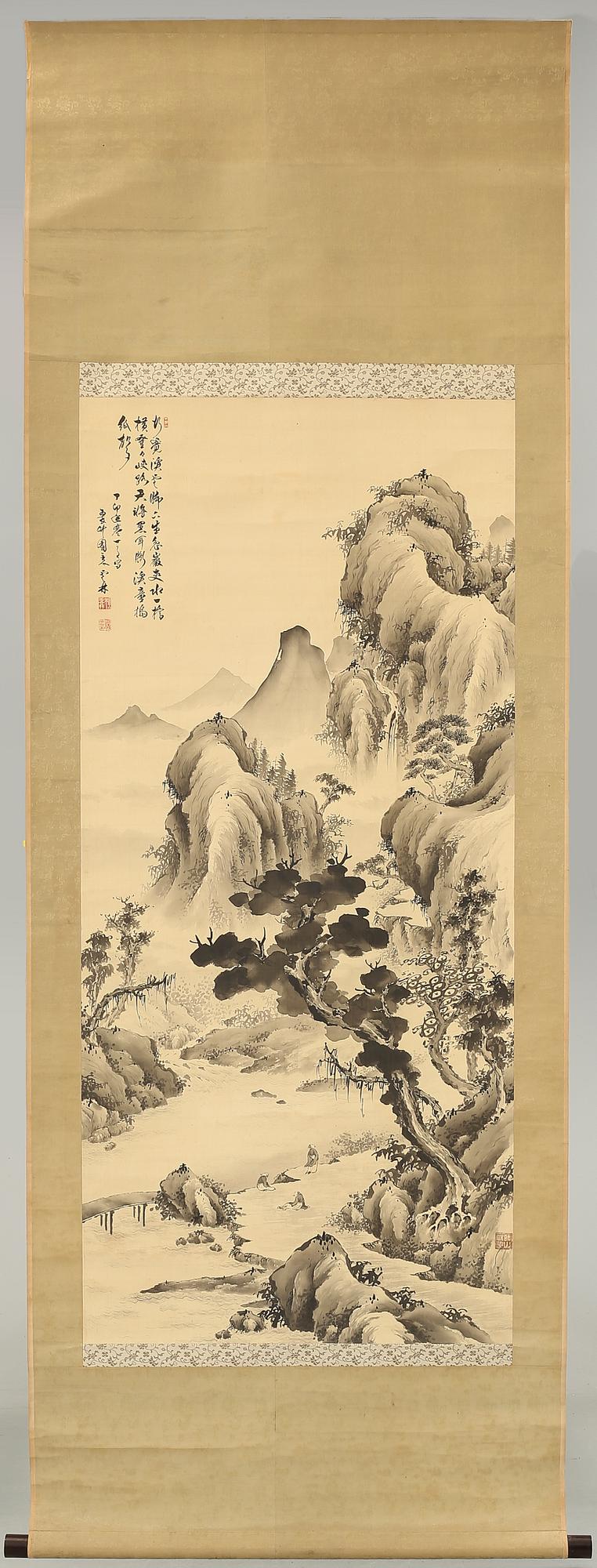 RULLMÅLNINGAR, 2 st, Japan, 1900-tal.