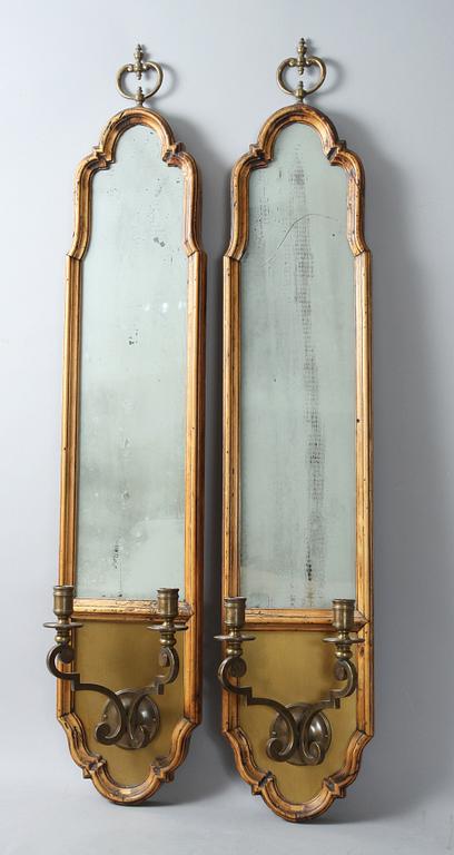 SPEGELLAMPETTER, ett par, 1900-talets andra hälft.