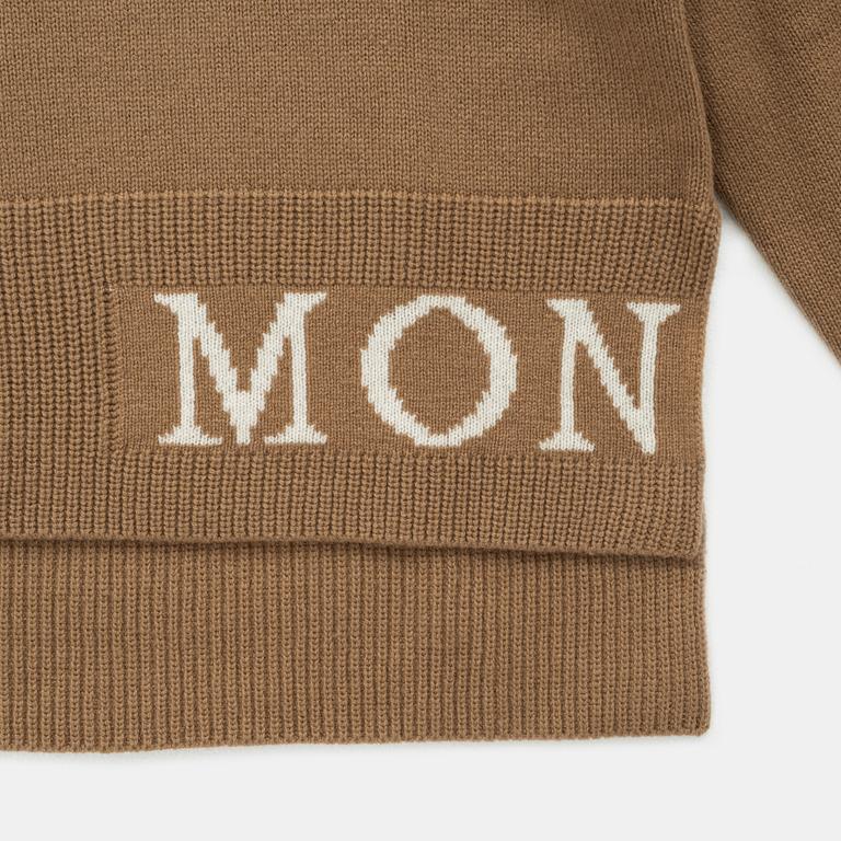 Moncler, A 'Lupetto tricot' wool turtleneck sweater, size XS.