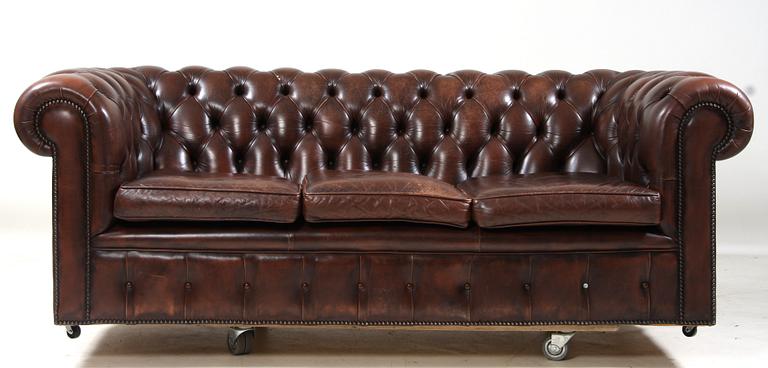 SOFFA, chesterfield, 1900-tal.