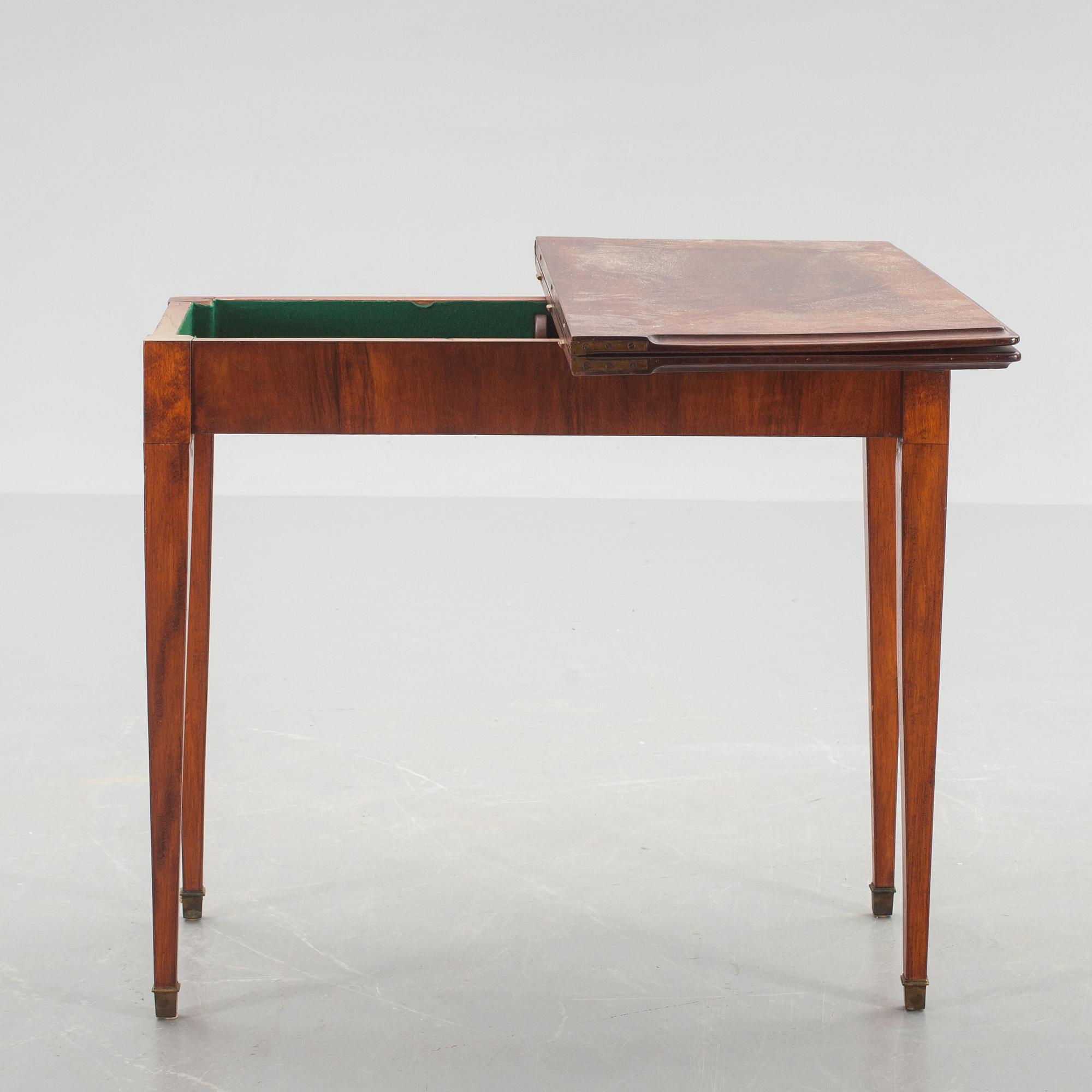 SPELBORD, sengustavianskt/gustaviansk stil, 1800-tal.
