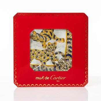 Cartier, a 'Savane Africaine' scarf.