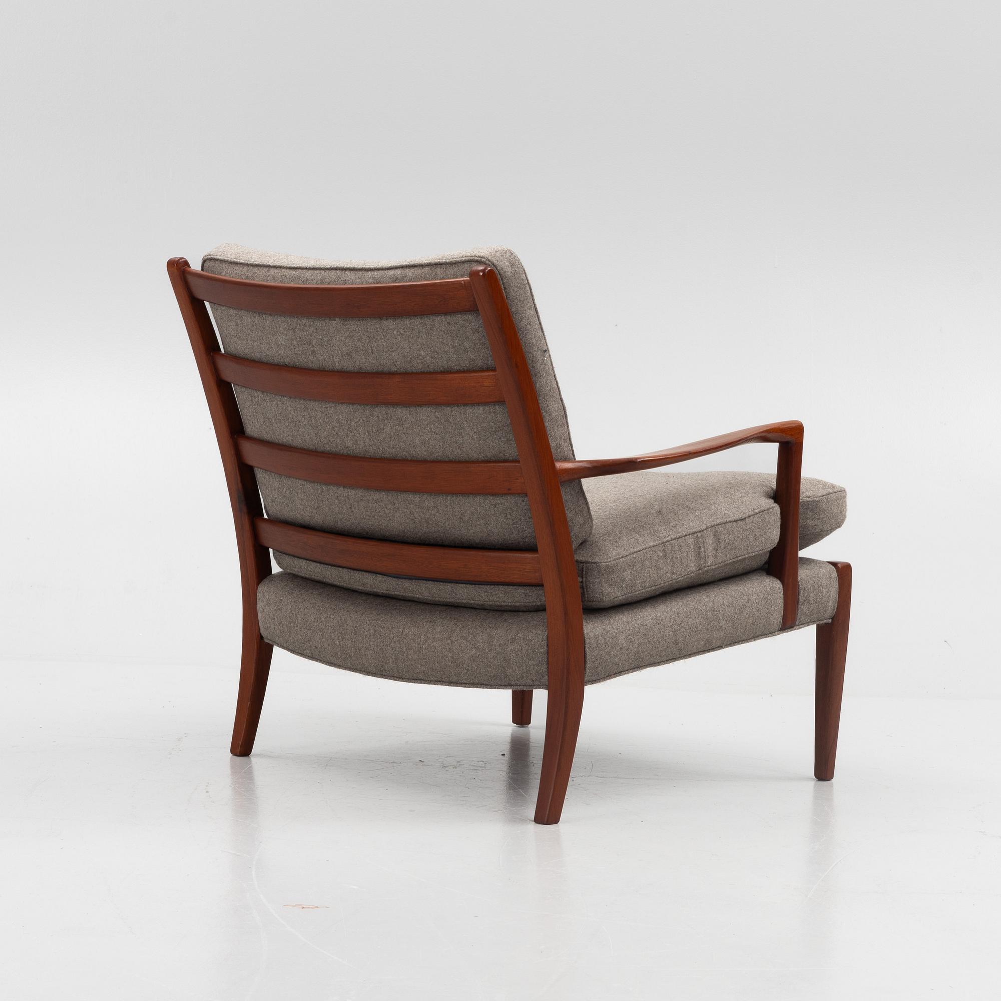 Arne Norell, fåtölj, "Löven", Norell möbel AB, 1900-talets andra hälft.