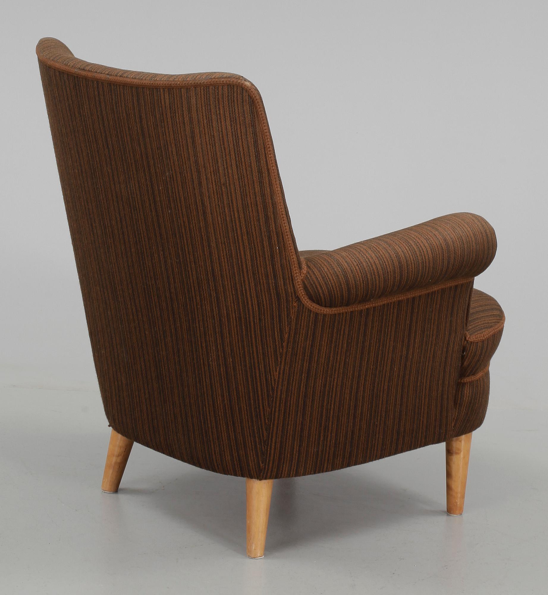 FÅTÖLJ, "Hemmakväll", Carl Malmsten, 1900-talets andra hälft.