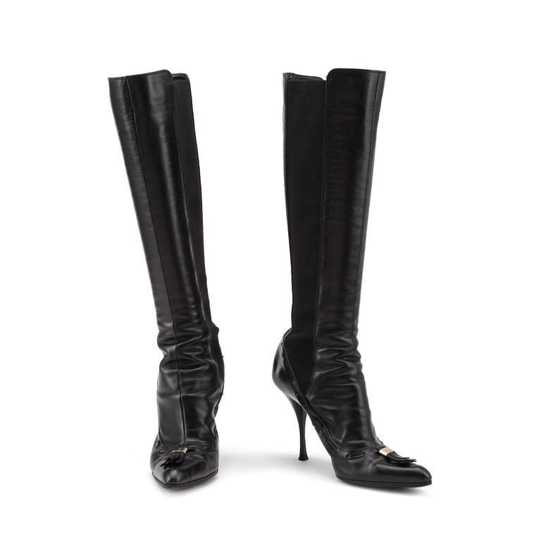 YVES SAINT LAURENT, ett par stövlar. Storlek 37,5.