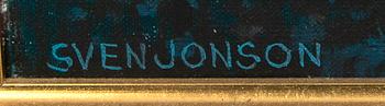 Sven Jonson, a signed oil on canvas.