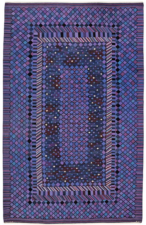 CARPET. "Tobias". Gobelängteknik (tapestry weave). 403 x 255,5 cm. Signed AB MMF AMF.