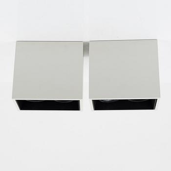 Flos, a pair of  'Compass Box' ceiling light,