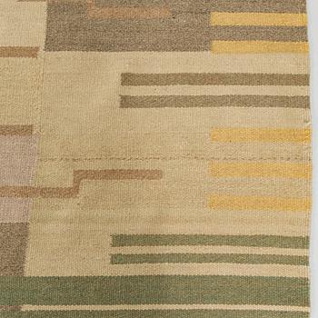 Greta Skogster-Lehtinen, possibly, A finnish flat weave carpet. Circa 270 x 170 cm.