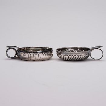 TASTE DU VIN, 2 st, silver 950, Frankrike 1900-tal. Tot vikt 123,8 g.
