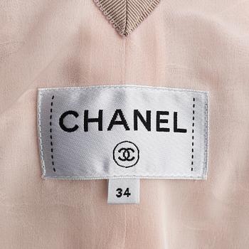 Chanel, a fringe "Tweeded Muslin" top, size 34.