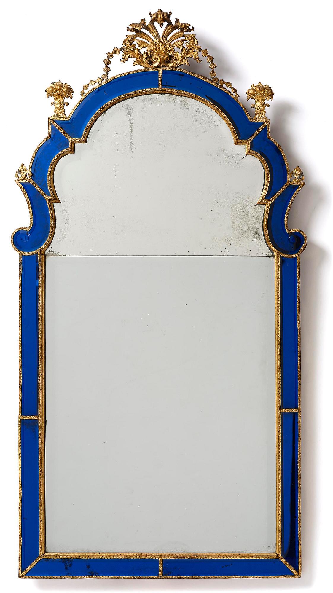 Spegel, tillskriven Burchard Precht ca 1720, Barock.