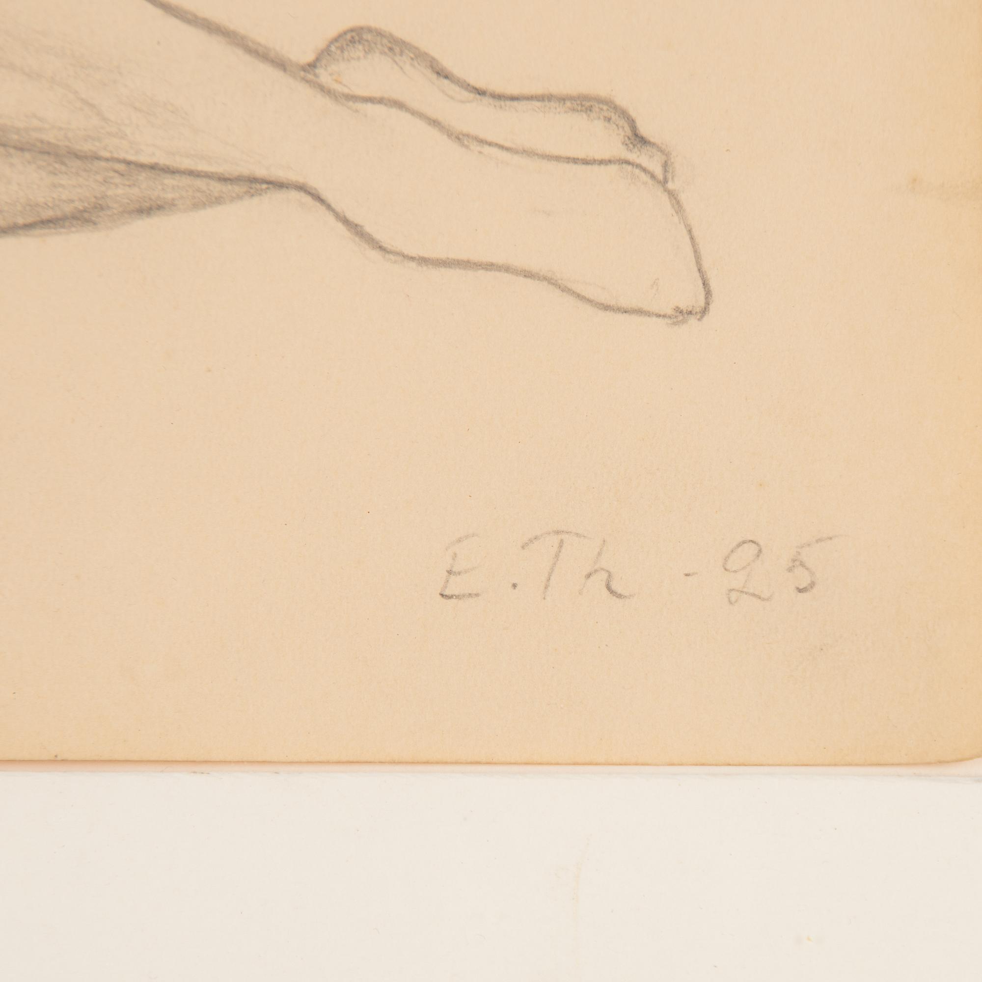 Esaias Thorén, Modellstudie.