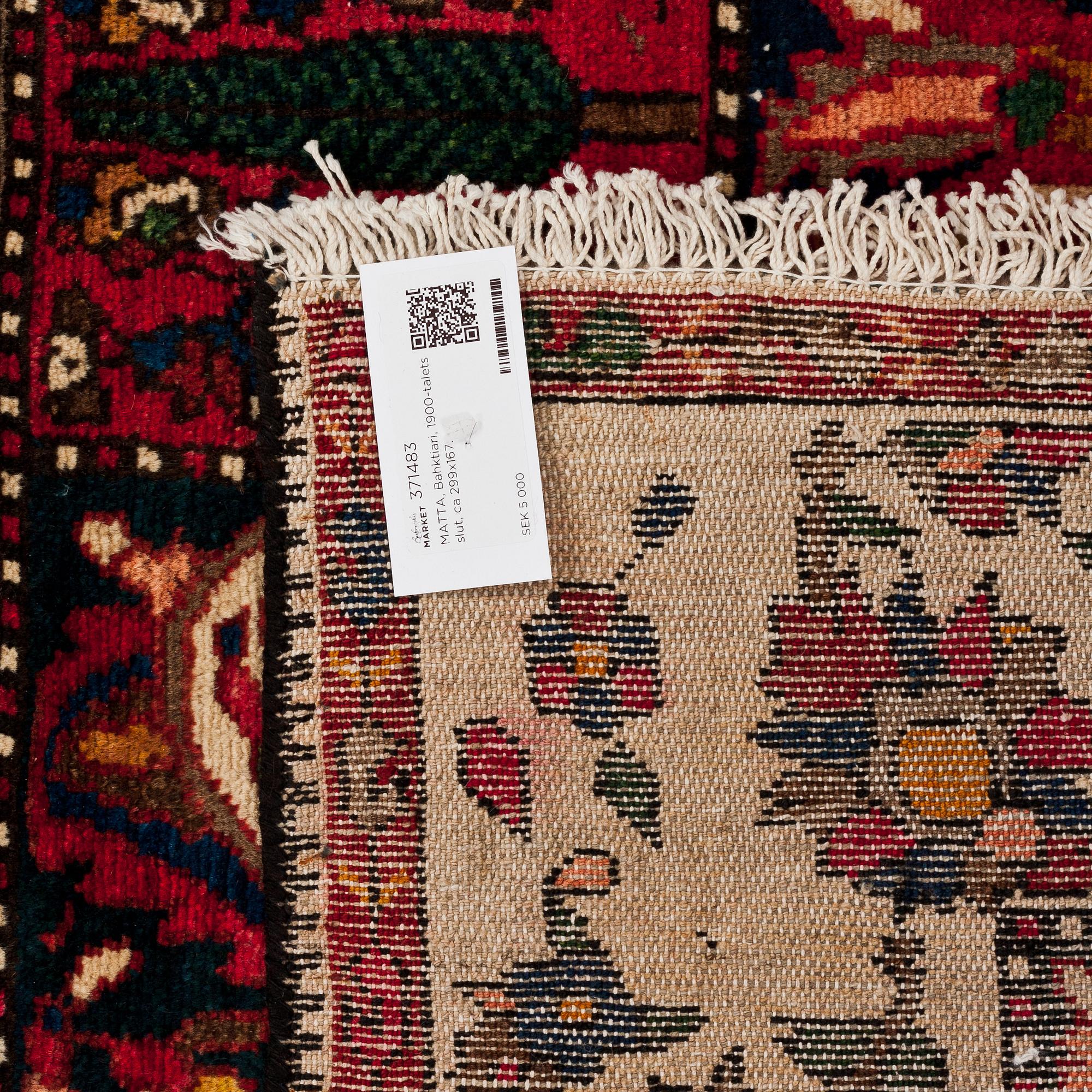 MATTA, Bahktiari, 1900-talets slut, ca 299x167.