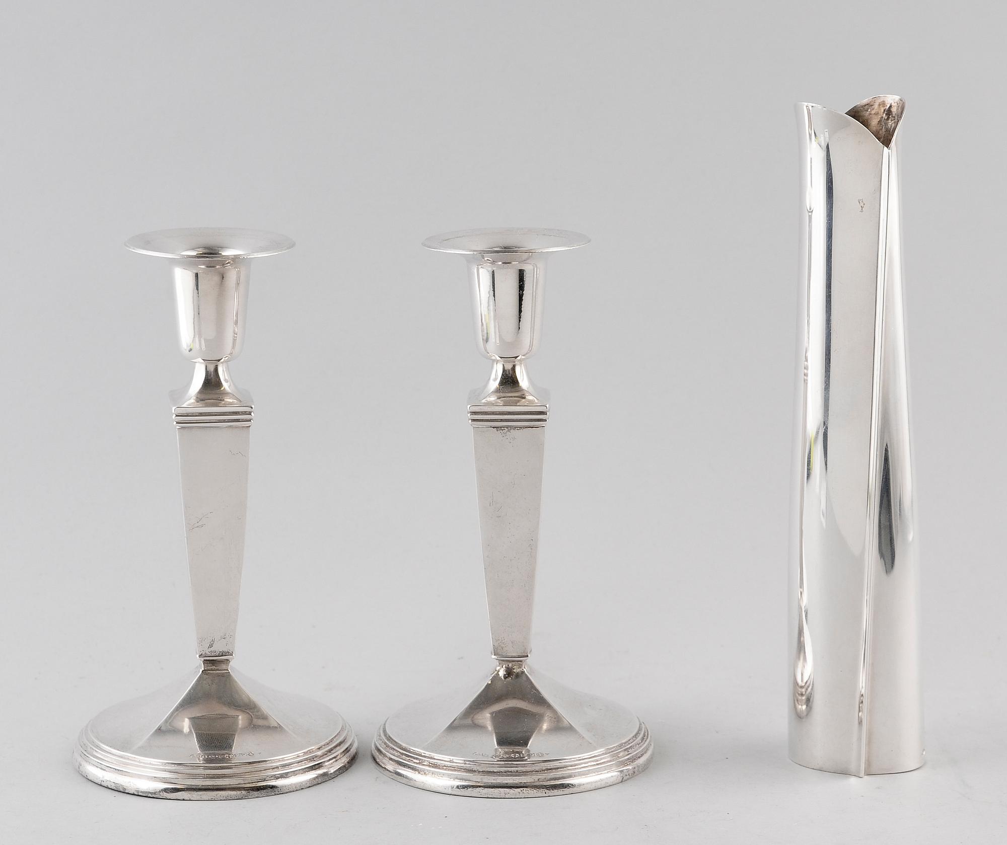 SAMLING SILVERFÖREMÅL, 3 del.