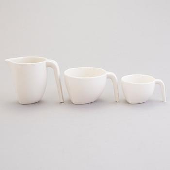 STEFAN LINDFORS, A 14-piece 'Ego' porcelain tea and espresso set for Arabia, Finland.