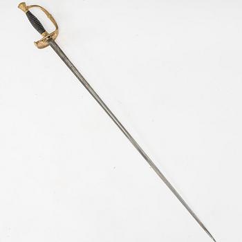 French sword, for officer, 19th century.