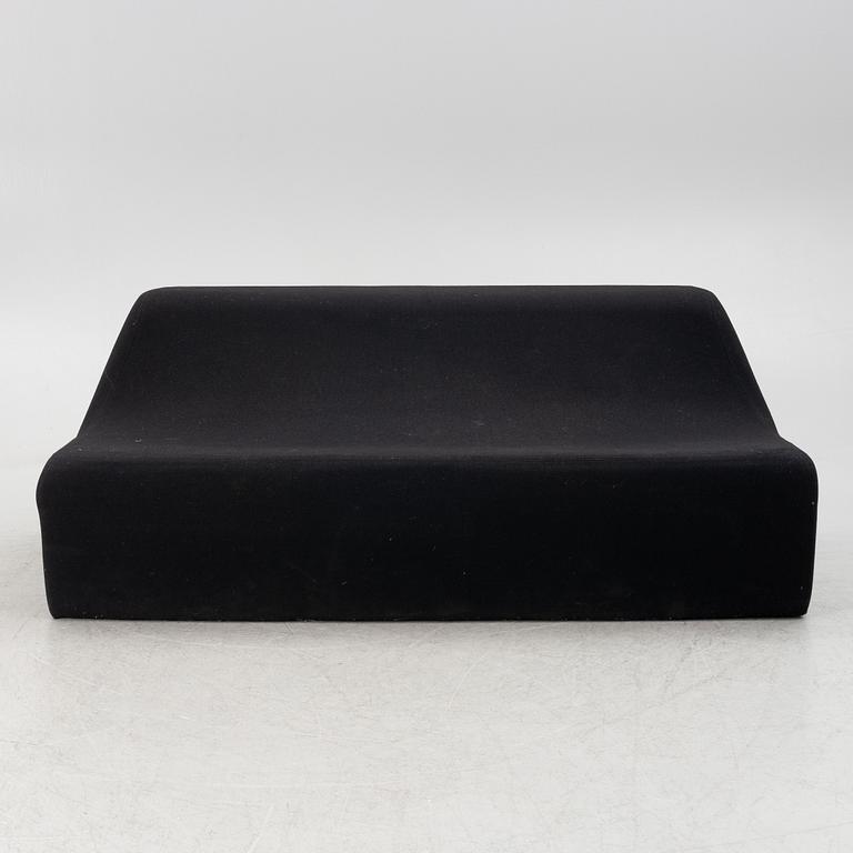 A contemporary sofa.
