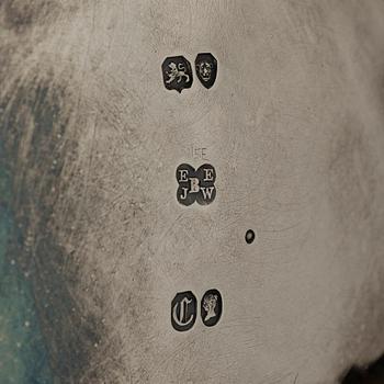 Edward, Edward junior, John & William Barnard, a 3-piece sterling silver tea service, London 1837.