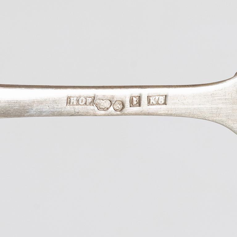 Cutlery, 62 pcs, silver, Sweden, including Bolidensilver, Sven O Falk, Nederkalix 1945.