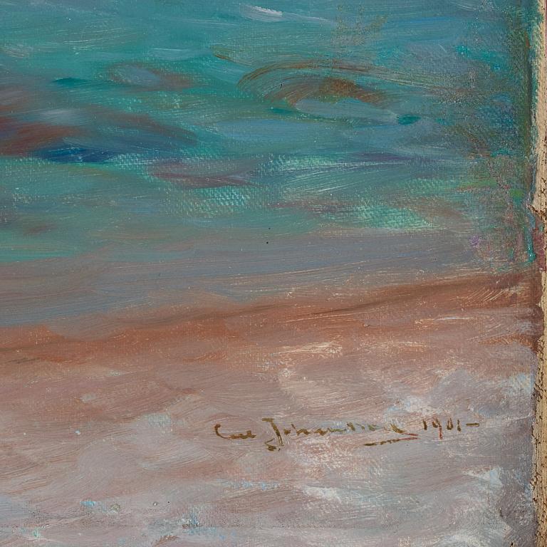 Carl Johansson, Vy över Medelhavet.