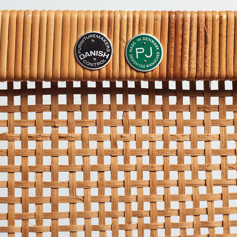 Ole Wanscher, karmstolar, ett par "Colonial Chair, PJ 149", Poul Jeppesen, Danmark.