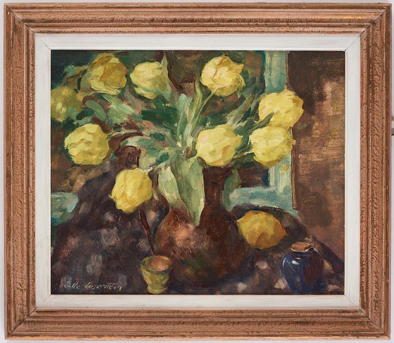 Lotte Laserstein, Yellow Tulips.