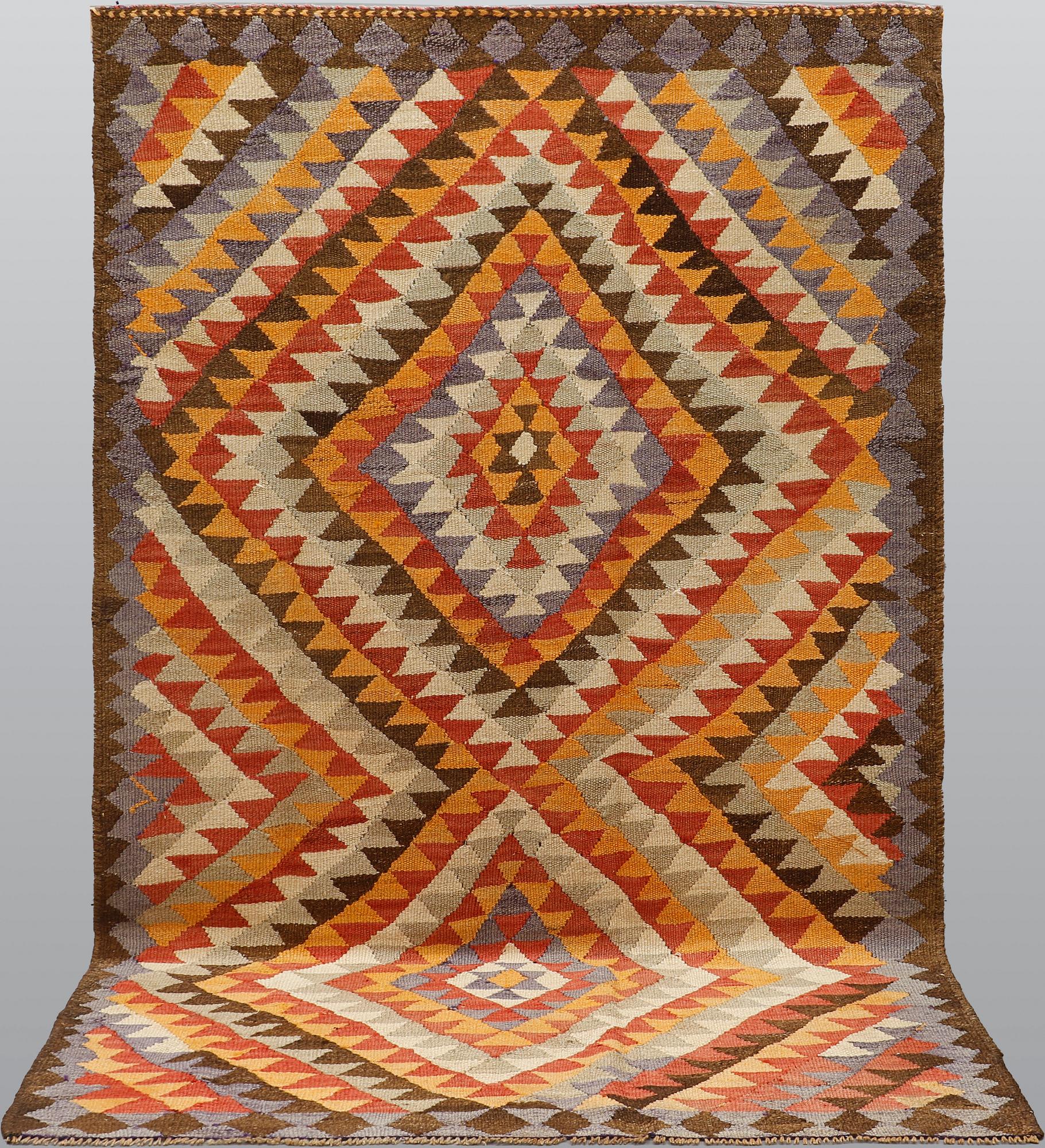 Matta, Persisk Nomad Kelim, ca 273 x 165 cm.