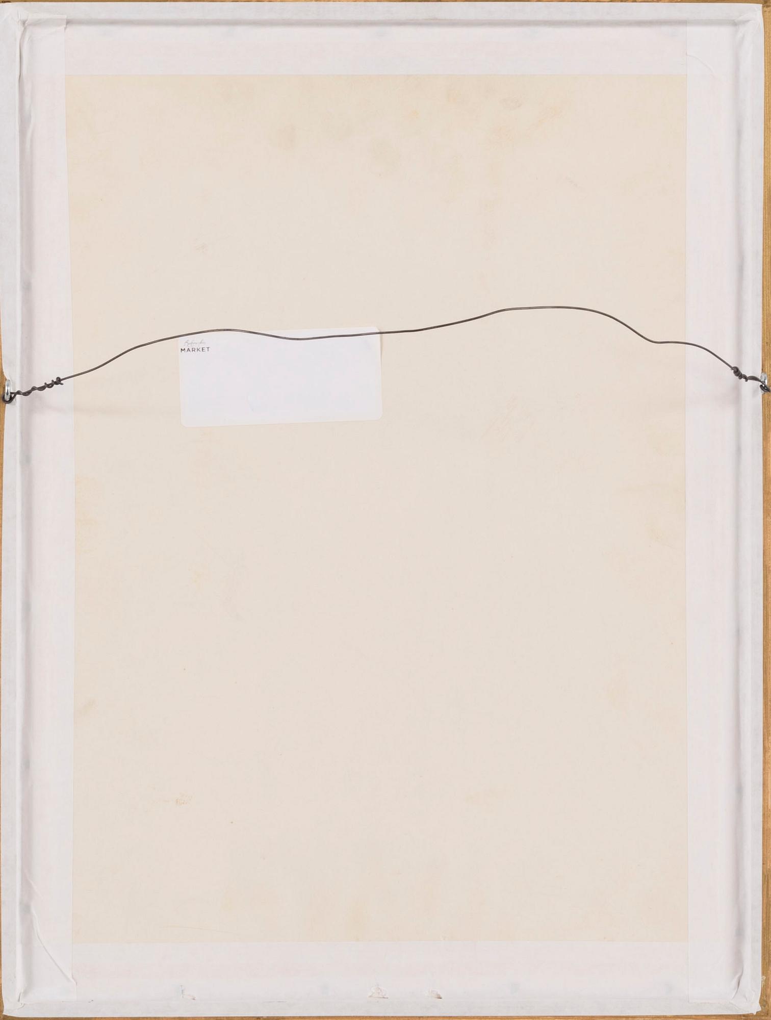 EINAR NERMAN, ink drawing, signed.