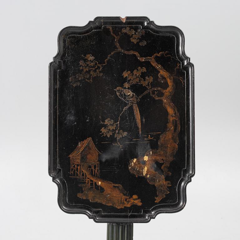 Folding table, late 19th century.