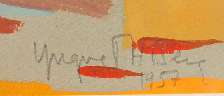 YNGVE T.H. BERG, akvarell, sign o dat 1957.